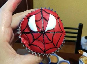 Una foto de Cupcake hombre araña