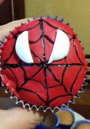 Una foto de Cupcake hombre araña