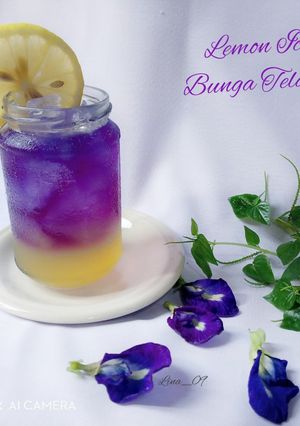 Foto resep 68. Lemon Ice Bunga Telang
