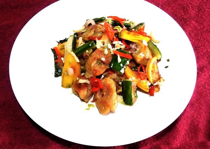 Stir Fried Veggies with Gnocchi