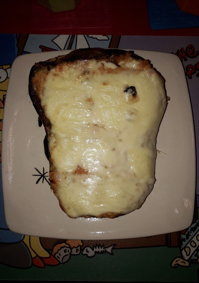 Una foto de Calabaza Gratinada Rellena con Vegetales