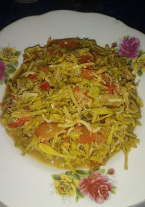 Foto resep Tumis kembang kates (kembang pepaya)
