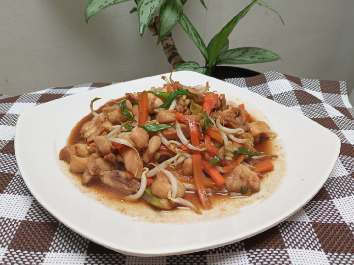 Langkah Mudah untuk Menyiapkan Tumis ayam teriyaki yang Bisa Manjain Lidah