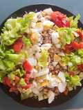 Ensalada mar y tierra. #delantaldorado