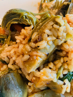 Una foto de Arroz con verduras