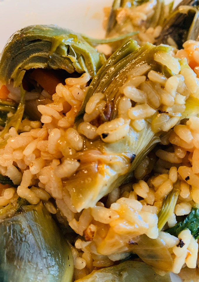 Una foto de Arroz con verduras