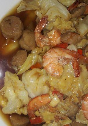 Foto resep Kol Udang Bakso