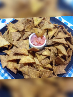 Una foto de Nachos con Dip