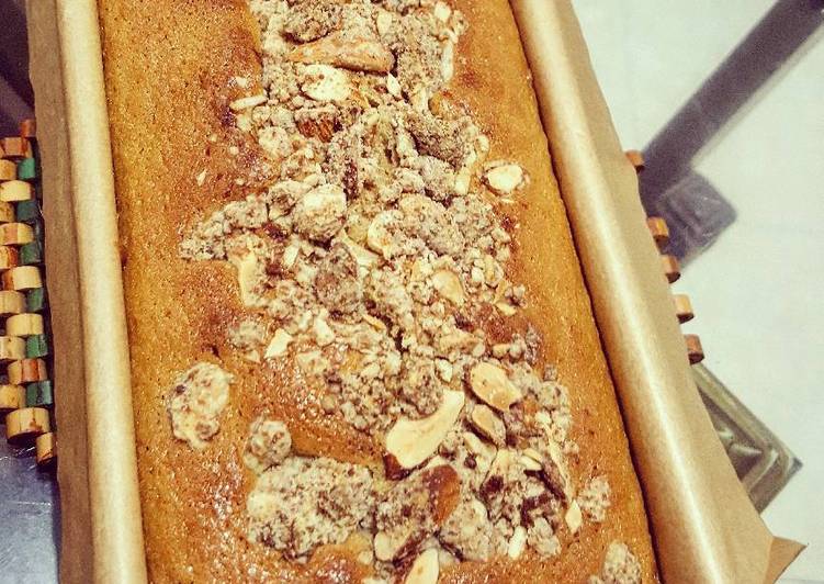 Recipe of Super Quick Homemade Coffee Almond Streusel Cake
