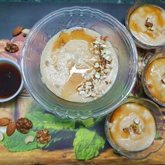 A picture of Nolen Gurer Malai Phirni.