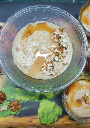 A picture of Nolen Gurer Malai Phirni.