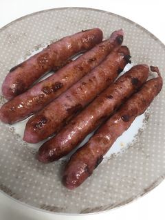 Una foto de Salchichas al Cabrales