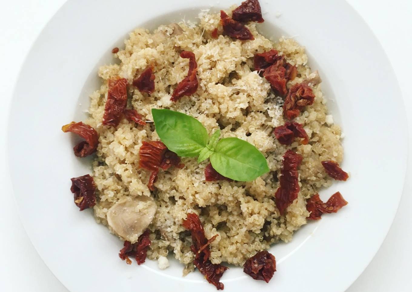 Risotto de quinoa y setas