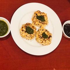A picture of Dahi Papad Kababs.