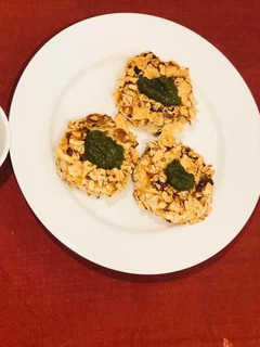 A picture of Dahi Papad Kababs.