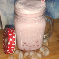 A picture of Korean Jelly Strawberry Milk.