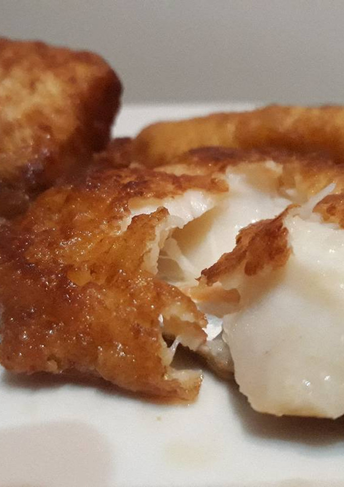 Una foto de Bacalao rebozado al estilo de Mamá