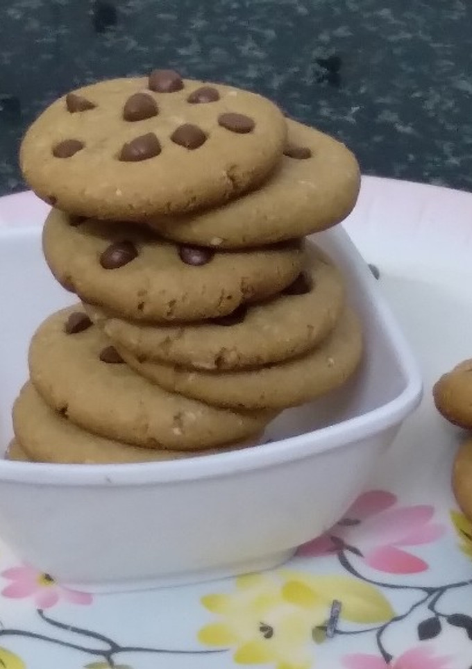 தினை சோக்கோ சிப் குக்கீஸ் (Thinai choco chips cookies recipe in tamil) செய்முறை முக்கிய புகைப்படம்