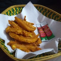 A picture of Baby corn fritters.