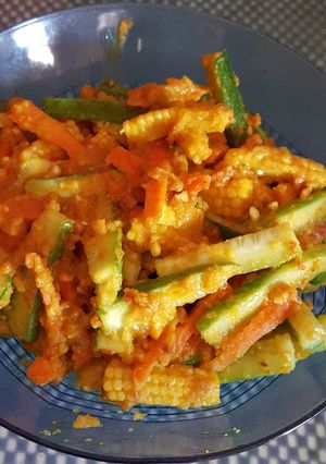 Foto resep Acar timun wortel kacang tanah