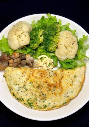 Hình của món Keto (bữa trưa).