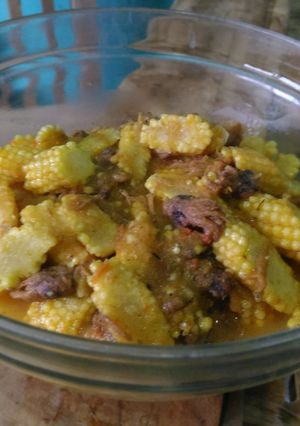 Foto resep Tumis Cumi Asin with Baby corn