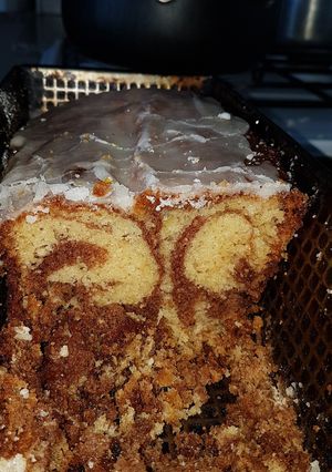 Una foto de Budín marmolado