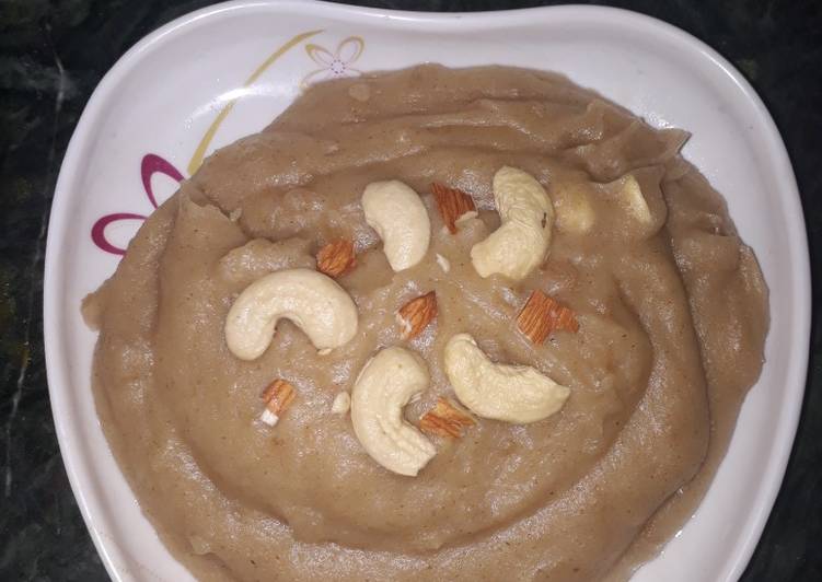 Simple Way to Make Quick Aata halwa