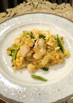 รูปของ ผัดซีอิ๊วอกไก่เส้นเล็ก(จะว่าคลีนก็ได้)