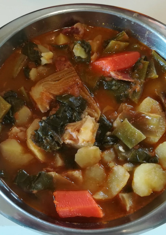 Una foto de Estofado de verduras