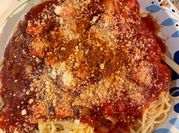 A picture of spaghetti noodle
