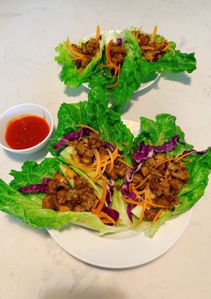 Hình của món Cuốn Tempeh.
