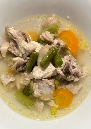 Foto resep Sup ayam / sop ayam pak min klaten