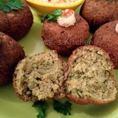 Homemade Falafel A picture of Homemade Falafel.