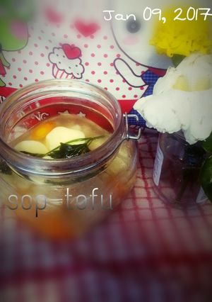 Foto resep Sop tofu macaroni