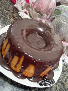 Foto de Bolo cenoura com brigadeiro