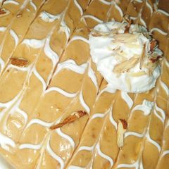 A picture of Tres leches cake.