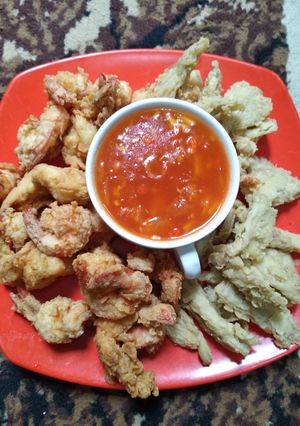 Foto resep Ayam dan udang saus asam manis