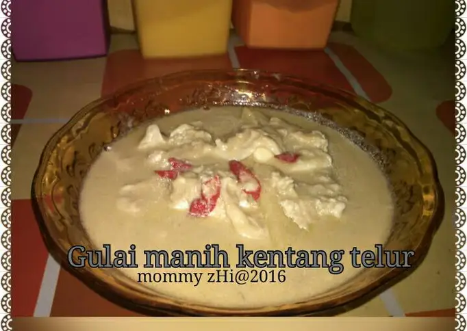 Resep Gulai manih kentang telur(lodeh) Anti Gagal