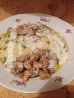 Gyros-gyorspáccal + rizibizi recept fotója