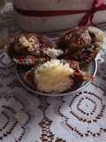Raffaello muffin kandírozott gyümölcsökkel (elronthatatlan)