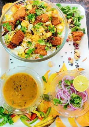 A picture of Kabuli biryani.