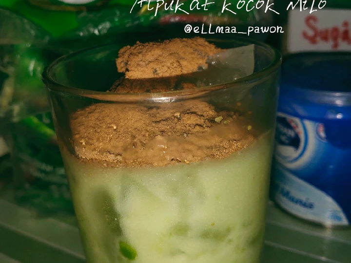 Cara Gampang Menyiapkan Resep ALpukaT koCok miLo yang Enak Banget Anti Ribet, Uenak Banget