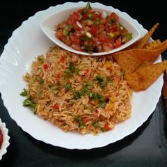 A picture of Cheesy Rice.