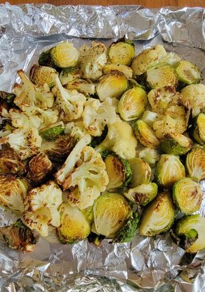 氣炸鍋烤蔬菜 的食譜成品照片