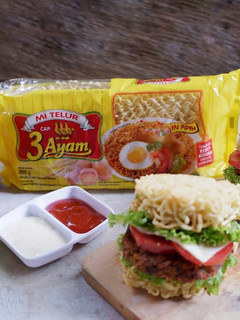 Foto resep Beef Burger Mi