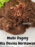 Malbi Daging Ala Devina Hermawan
