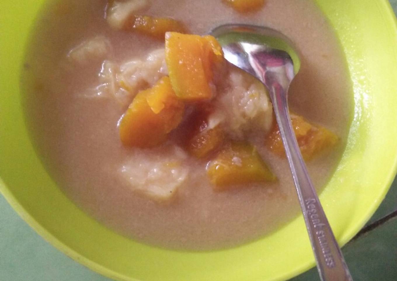 Kolak labu kuning dan tape ala rumahan