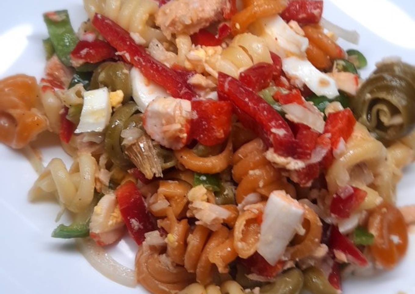 Ensalada de espirales