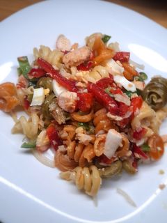 Una foto de Ensalada de espirales